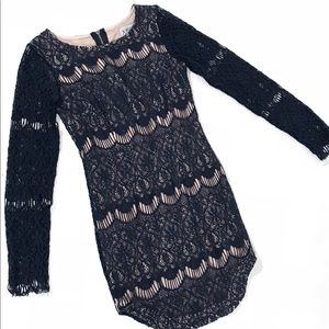 Navy Blue Bodycon Dress